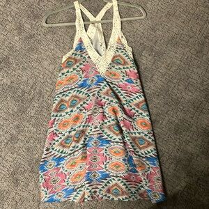 SOLD Lovers + Friends Mosaic Babydoll Dress